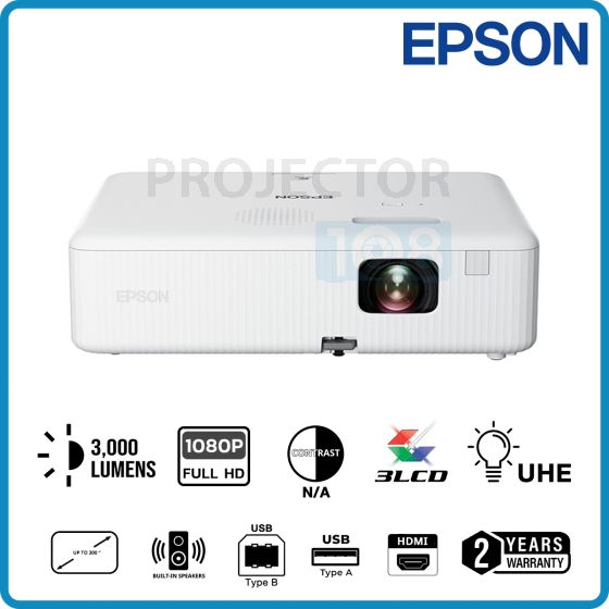 Epson CO-FH01 3LCD Home Projector (3,000 , Full HD)