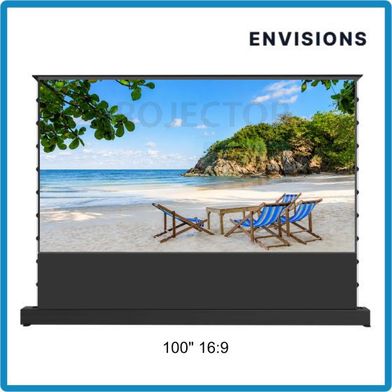 ENVISIONS CineBright UST Floor Rising Screen 100" 16:9