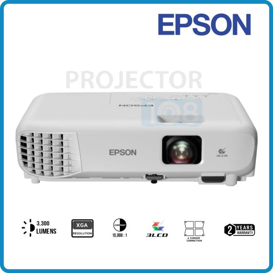 Epson EB-E01 3LCD Projector (3,300 , XGA)