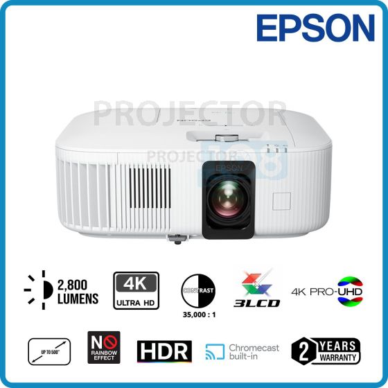 Epson EH-TW6250 3LCD 4K PRO-UHD Smart Home Theater Projector With Android TV ( 2,800, 4K UHD , Android )
