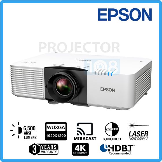 Epson EB-L690E 3LCD Large Venue Laser Projector (6,500 ANSI Lumens, WUXGA)