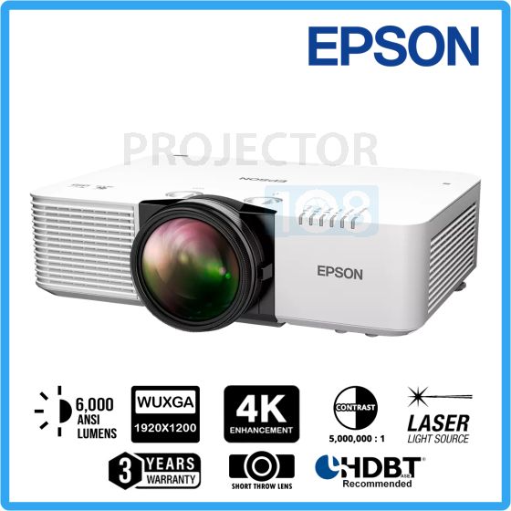 Epson EB-L690SE 3LCD Short Throw Large Venue Laser Projector Left