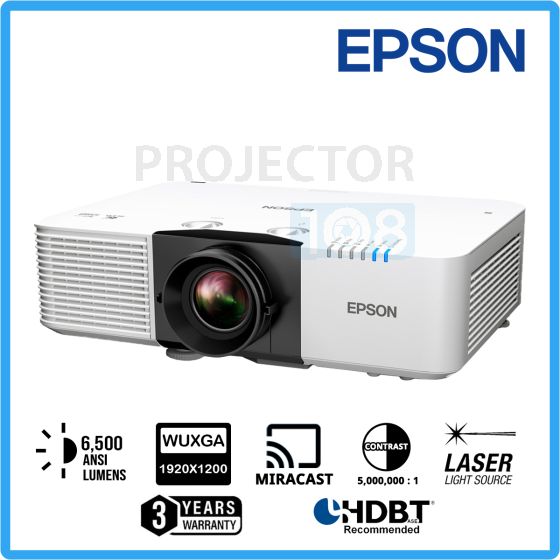 Epson EB-L690U 3LCD Large Venue Laser Projector (6,500 ANSI Lumens, WUXGA)