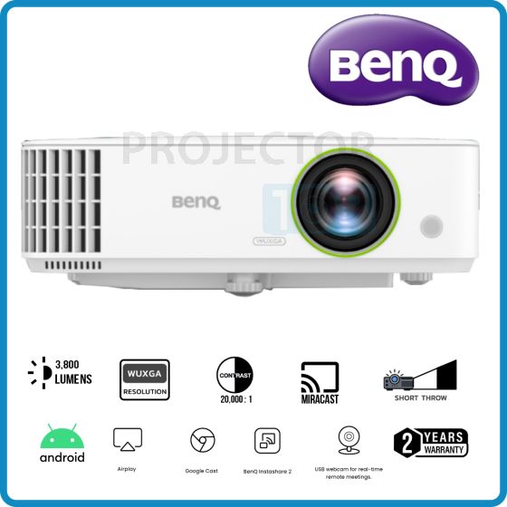 BenQ EU610ST DLP Short Throw Smart Projector (  3800 , WUXGA , Android , Wireless )