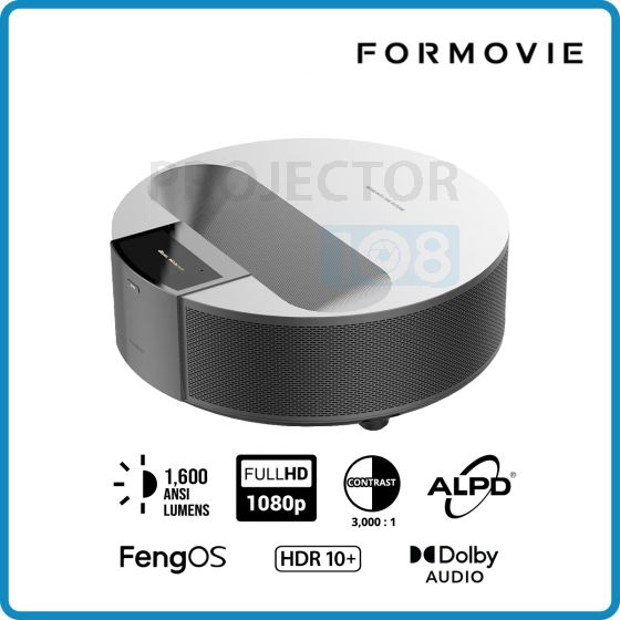 Formovie R1 DLP Ultra-short Throw Home Laser Projector (1,600 ANSI Lumens, Full HD) Left
