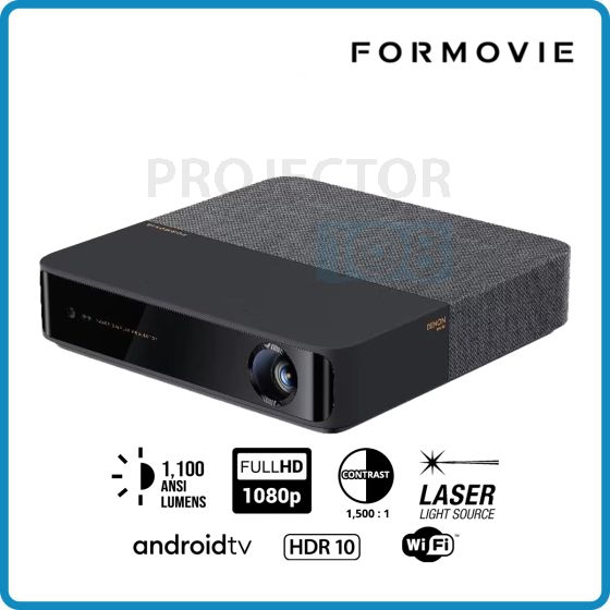 Formovie S5 DLP Portable Smart Laser Projector ( 1,100 ANSI Lumens, FULL HD, Android TV)