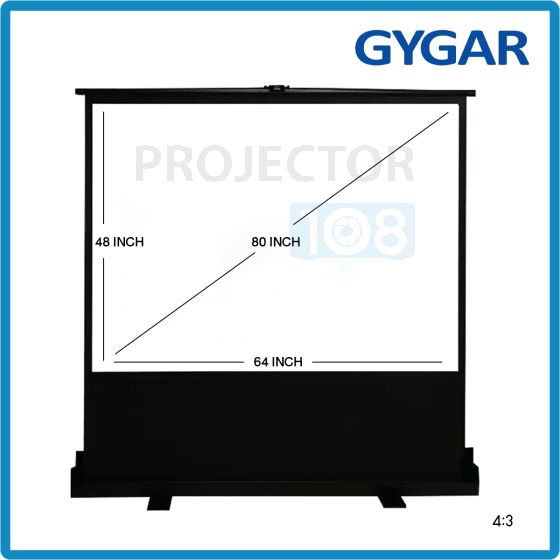 GYGAR Portable Floor Screen  80" อัตราส่วน 4:3