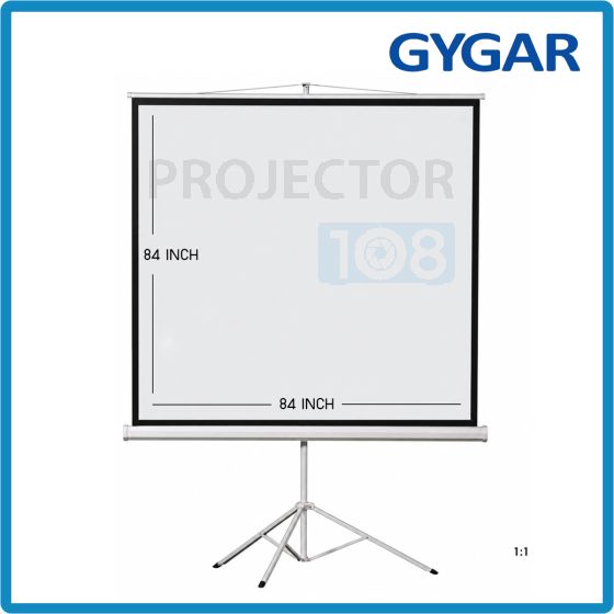 GYGAR Tripod Screen 84" อัตราส่วน 1:1