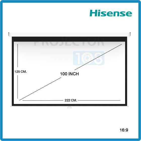 Hisense PM100H Wall Screen 100" อัตราส่วน 16:9