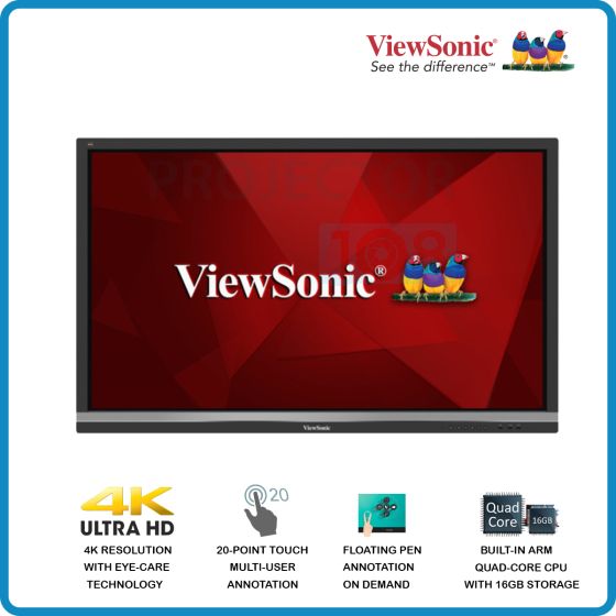 ViewSonic IFP5550  55" 4K Interactive Flat Panel