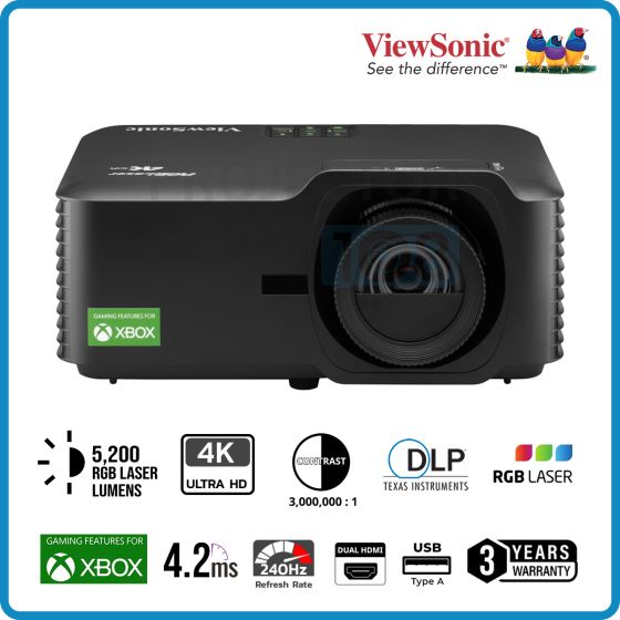 ViewSonic LX700-4K RGB Laser Home Cinema Projector (5200 RGB Laser, 4K-UHD)