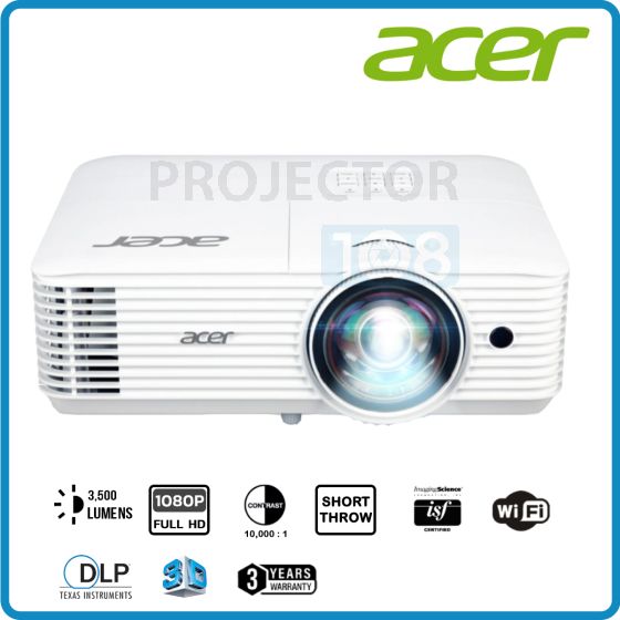ACER H6518STi DLP Short Throw Home Projector ( 3,500 ,Full HD , Wireless )