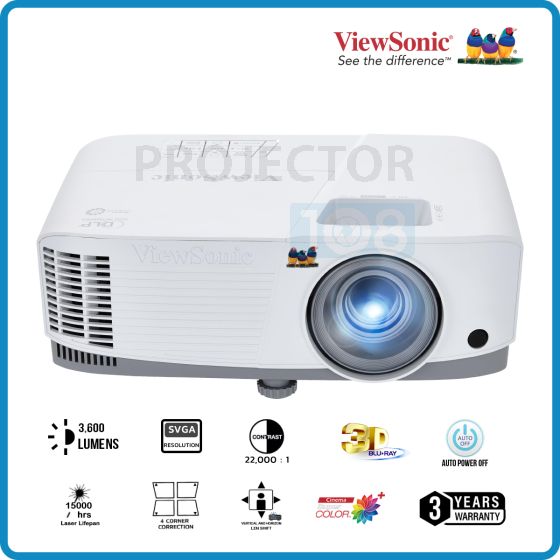 Viewsonic PA503S DLP Projector (3,800 , SVGA)