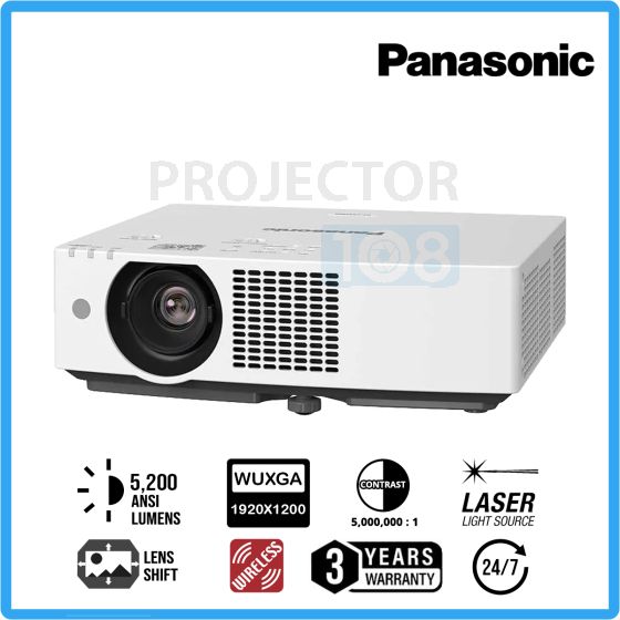 Panasonic PT-VMZ5ES 3LCD Laser Projector (5,200 ANSI Lumens, WUXGA) 