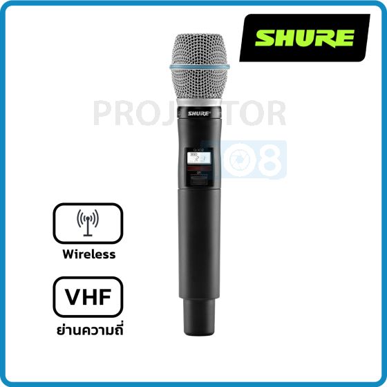SHURE : QLXD2/B87A-Q12 Wireless Transmitter with BETA 87A Microphone Capsule - Q12 Band (748-758 MHz).