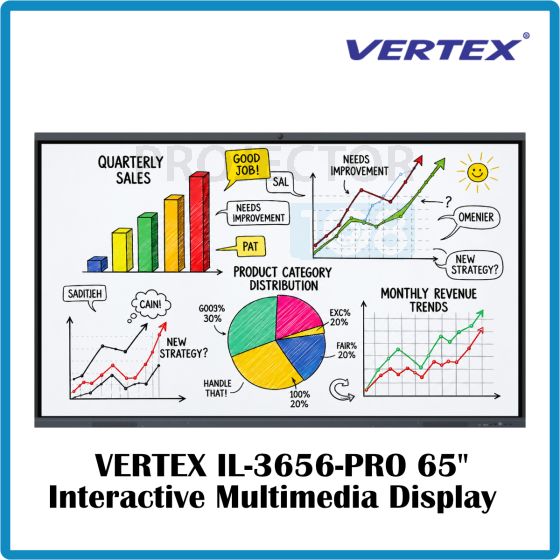 Vertex IL-3656-Pro Interactive Multimedia Display 4K-UHD 65 Inch