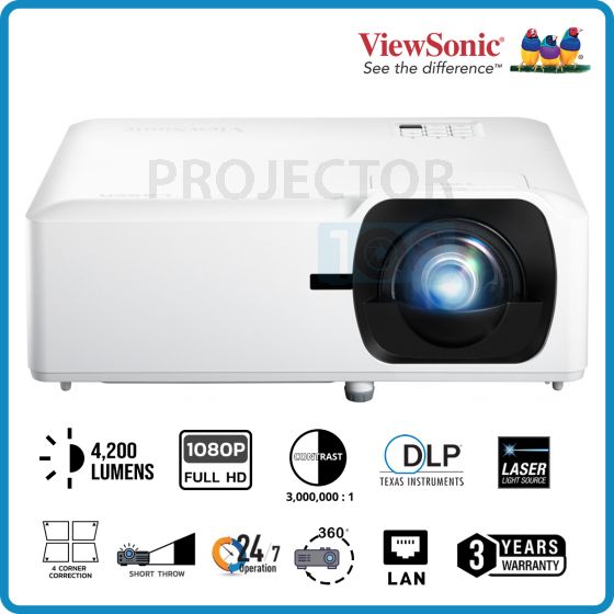 ViewSonic LS710HD FullHD Short Throw Laser Installation Projector