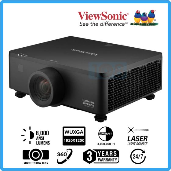 ViewSonic LS951WU Short Throw Left Side