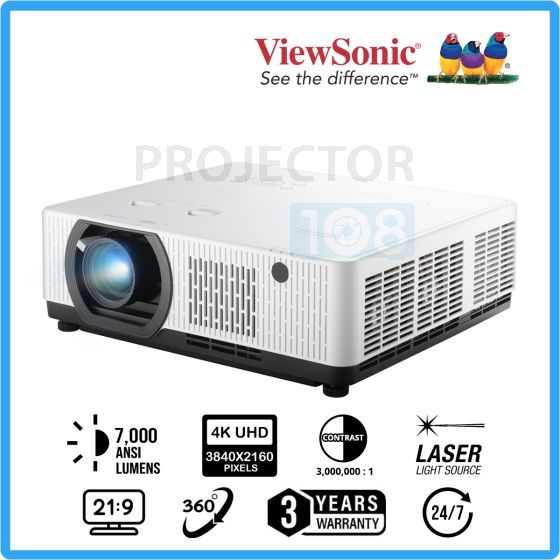 ViewSonic LSC700-4K 3LCD Laser Installation Projector Left