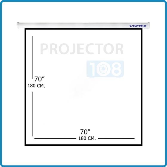Vertex Wall Screen 70" x 70" 1:1