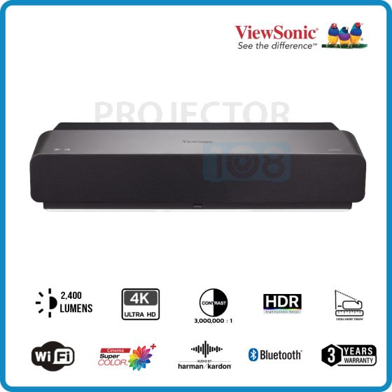 Viewsonic X1000-4K | 4K HDR Ultra Short Throw Smart LED Soundbar Projector