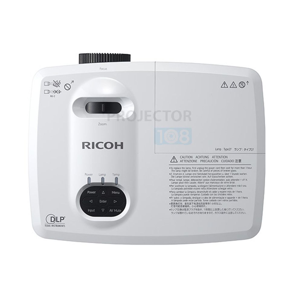 RICOH PJ WX2440 Projector, ราคาถูกที่สุด, ผ่อน 0% เดือน หรือ 10เดือน,  Projector, โปรเจคเตอร์