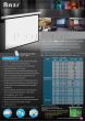 Razr Wall Screen 150" อัตราส่วน 4:3