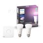 Philips Hue White & Color Ambiance Bulb Starter Kit (A19)