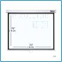 Razr Wall Screen 70" x 70" 1:1