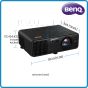 BenQ AH700ST DLP Golf Simulator Short Throw Laser Projector (4,000 Lumens, Full HD)