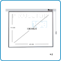 RAZR Motorized Projection Screen 100 Inch Diag 4:3 (EMW-V100) MW with Remote Control ขนาด 100 นิ้ว อัตราส่วน 4:3 พร้อมรีโมทไร้สาย 