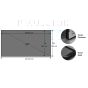 ENVISIONS CineWhite 4K Fixed Frame Screen 150" 16:9 Dimension