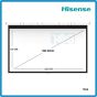 Hisense PM100H Wall Screen 100" อัตราส่วน 16:9