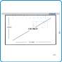 GYGAR Motorized Screen 150" อัตราส่วน 16:9