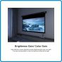 VIVIDSTORM White Cinema Slimline Motorized Tension Projector Screen 100 Inch