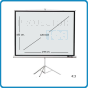 Razr Tripod Screen 120" อัตราส่วน 4:3