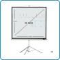 Razr Tripod Screen 50" อัตราส่วน 1:1
