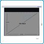 VERTEX Premium Hi-Def Gray Motorized Screen ขนาด 100" อัตราส่วนภาพ 16:10
