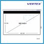 VERTEX Motorized Screen 200" อัตราส่วน 16:10