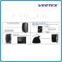Vertex Wall Mount Speaker With Power Tap VT320 20W (5"x1 , 1.5"x1) 2