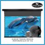 VIVIDSTORM Slimline Motorized Tension Obsidian Perforated ALR Projector Screen 100 Inch 16:9