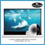 VIVIDSTORM S White Cinema Perforated Motorized Tension Floor Rising Projector Screen 100 Inch 16:9