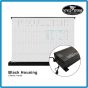 VIVIDSTORM S White Cinema Perforated Motorized Tension Floor Rising Projector Screen 120 Inch 16:9 Black Housing
