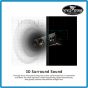 VIVIDSTORM White Cinema Perforated Slimline Motorized Tension Projector Screen 150 Inch 16:9