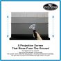 VIVIDSTORM S PRO P Motorized Tension Floor Rising UST ALR Perforated Projector Screen 120 inch 16:9