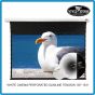 VIVIDSTORM White Cinema Perforated Slimline Motorized Tension Projector Screen 135 Inch 16:9