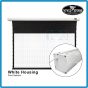 VIVIDSTORM White Cinema Perforated Slimline Motorized Tension Projector Screen 150 Inch 16:9 White