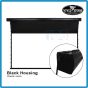 VIVIDSTORM White Cinema Slimline Motorized Tension Projector Screen 150 Inch 16:9 Black