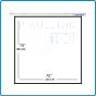 Vertex Wall Screen 70" x 70" 1:1