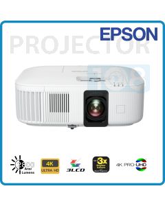 Epson EH-TW6250 3LCD 4K PRO-UHD Smart Home Theater Projector With Android TV( 2,800, 4K UHD , Android )